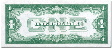 US Series 1928 $1 "Funnyback"