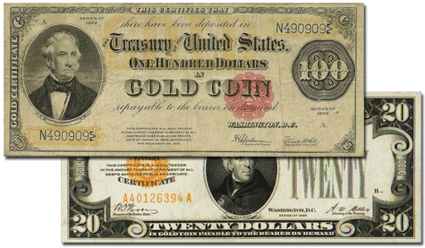 United States Gold Certificates